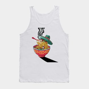 Mexican style ramen noodles bowl for Mexico lovers Tank Top